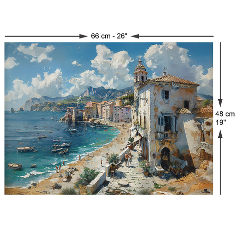 The Village By The Sea 1000 Piece Jigsaw Puzzle