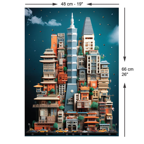 Taipei 1000 Piece Jigsaw Puzzle