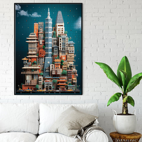 Taipei 1000 Piece Jigsaw Puzzle