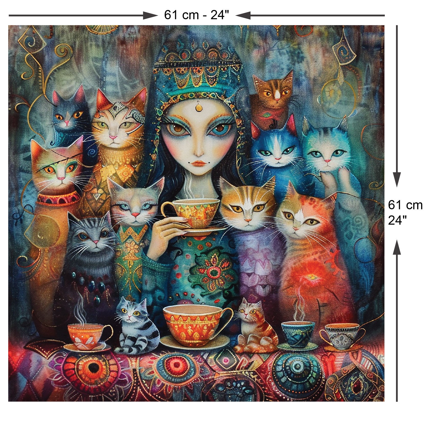 Magic Eyes 1024 Piece Jigsaw Puzzle – Anatolian Puzzle