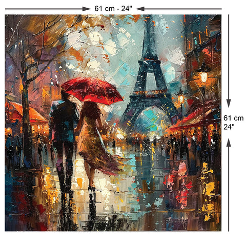 Love In Paris 1024 Piece Jigsaw Puzzle