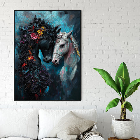 Black & White 1000 Piece Jigsaw Puzzle