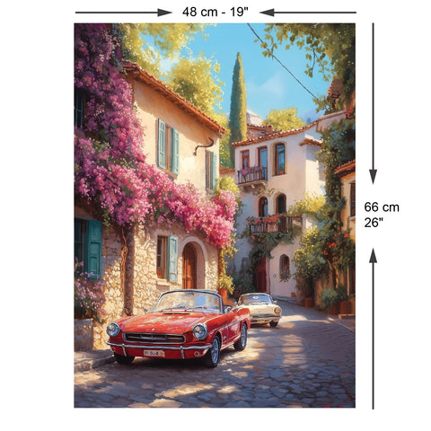 Bougainvillea Street 1000 Piece Jigsaw Puzzle