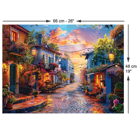 Calm Street 1000 Piece Jigsaw Puzzle