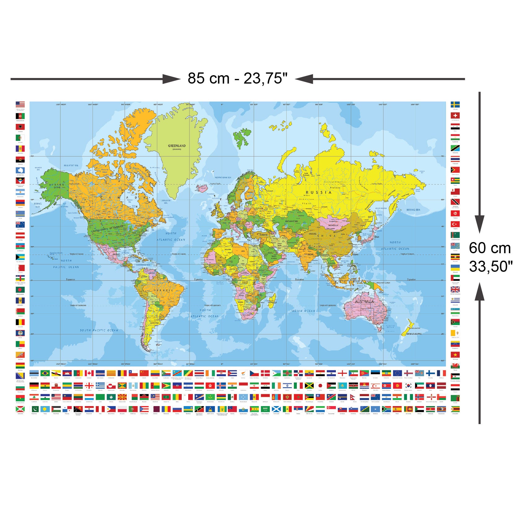 World Political Map 700 XL Piece Jigsaw Puzzle – Anatolian Puzzle