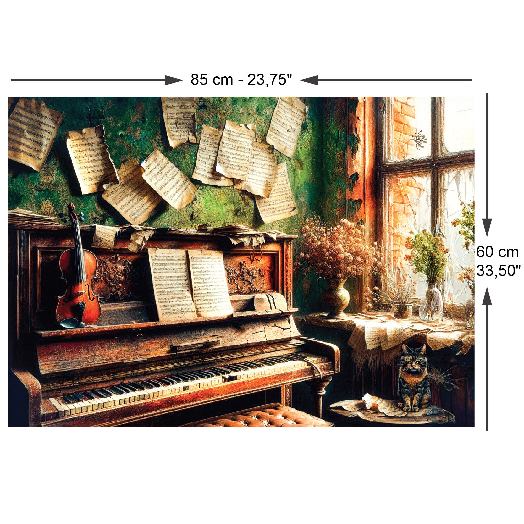 Piano 700 XL Piece Jigsaw Puzzle – Anatolian Puzzle
