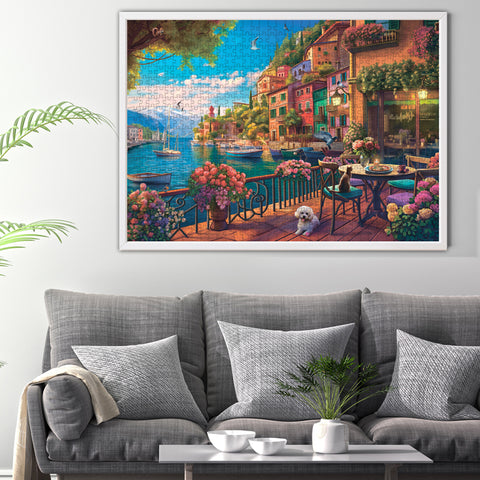 Cafe Como 700 XL Piece Jigsaw Puzzle