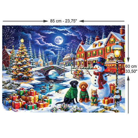 New Year Night 700 Piece Jigsaw Puzzle