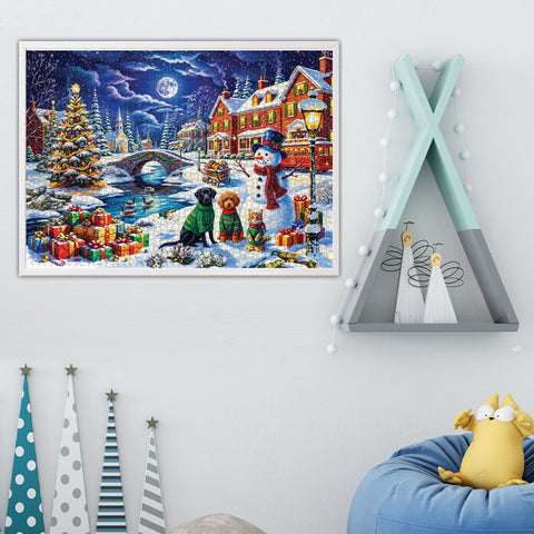 New Year Night 700 Piece Jigsaw Puzzle