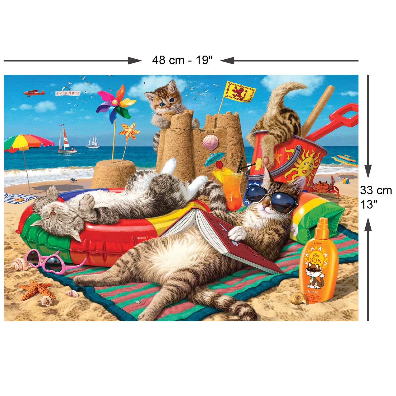 Cats on the Beach | Anatolian Puzzle
