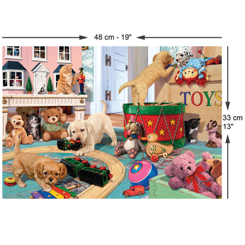 Puppies Play Time 260 Piece Jigsaw Puzzle