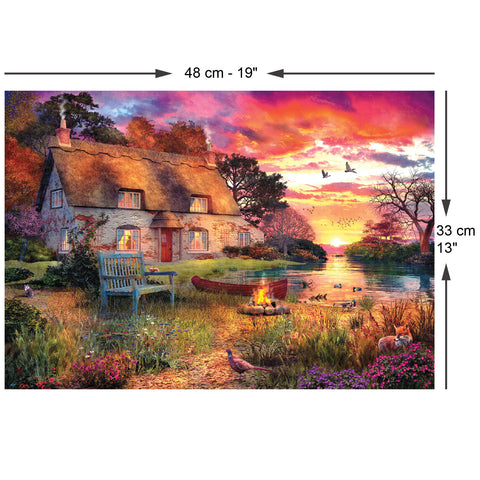 Evening Summer 260 Piece Jigsaw Puzzle