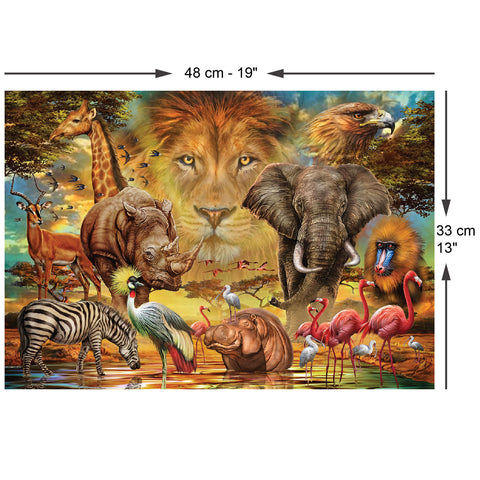 King in the Sky 260 Piece Jigsaw Puzzle