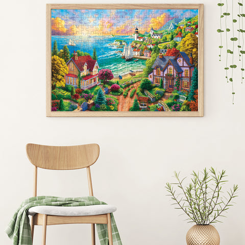 Village by the Sea 260 Piece Jigsaw Puzzle