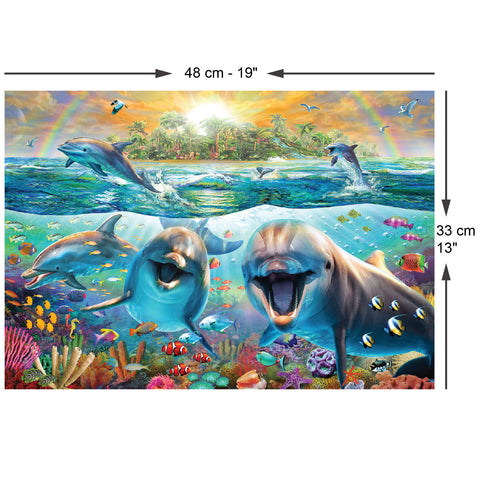Laughing Dolphins 260 XL Piece Jigsaw Puzzle
