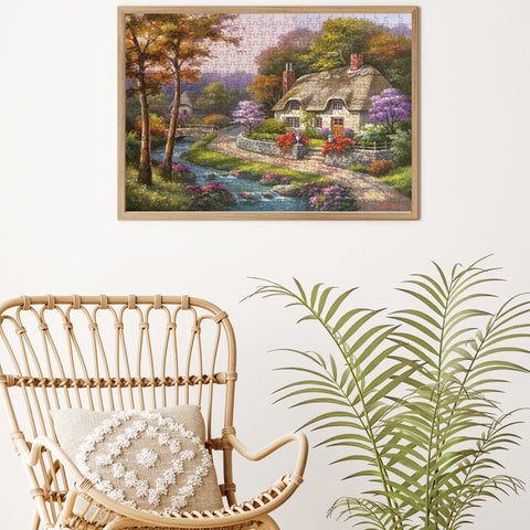 Spring Cottage 500 Piece Jigsaw Puzzle