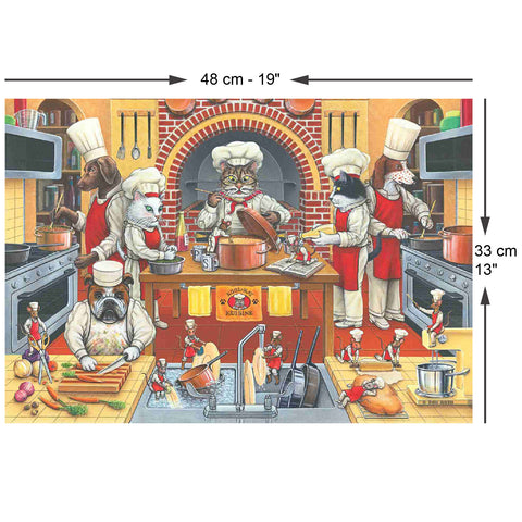Kool Kat Kuisine 500 Piece Jigsaw Puzzle