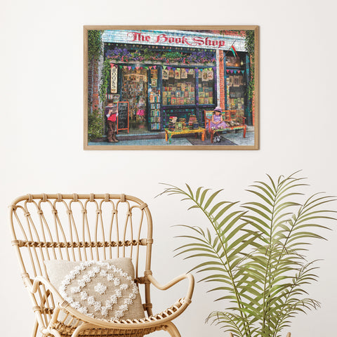 Anatolian 500 Teile Puzzle – The Bookshop, Farbenfrohes Motiv Für Erwachsene & Kinder, Inkl. Boxständer