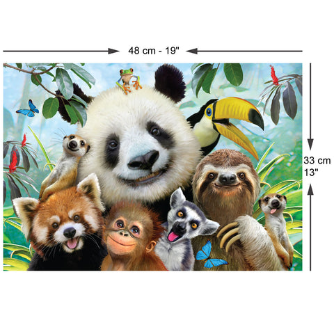 Zoo Selfie 500 Piece Jigsaw Puzzle