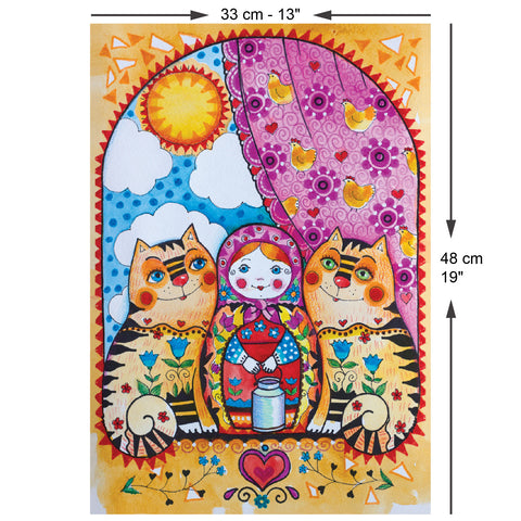 Matryoshka 500 Piece Jigsaw Puzzle