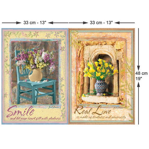 Smile   Real Love 2 x 500  Piece Jigsaw Puzzle