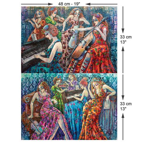 Colorful Notes 2 x 500  Piece Jigsaw Puzzle