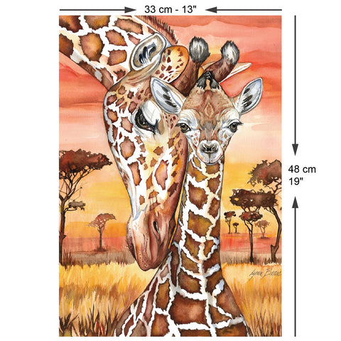 Giraffe 500 Piece Jigsaw Puzzle