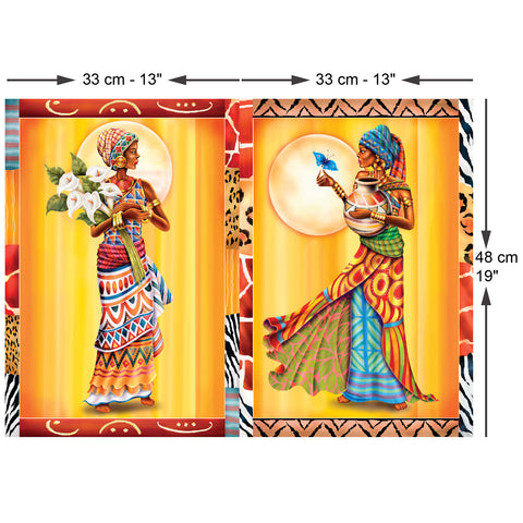 African Ladies 2 x 500  Piece Jigsaw Puzzle