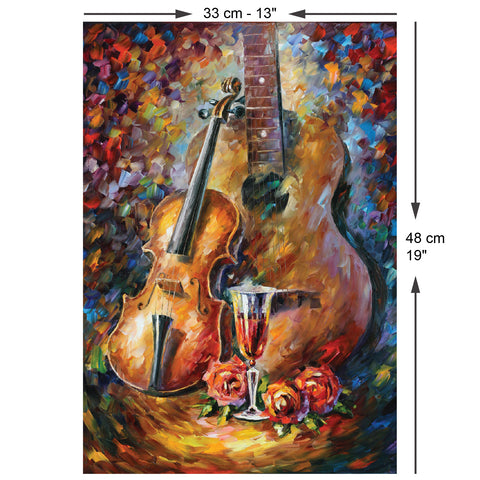 Guitar and Violin 500 Piece Jigsaw Puzzle