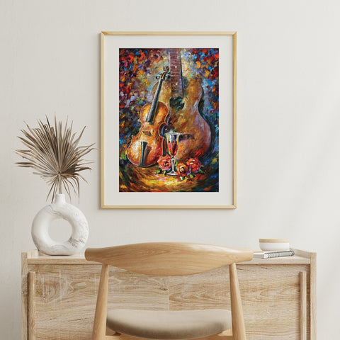 Guitar and Violin 500 Piece Jigsaw Puzzle