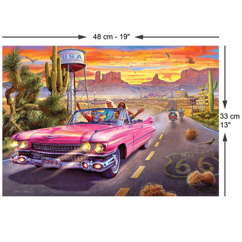 Route 66 500 Piece Jigsaw Puzzle