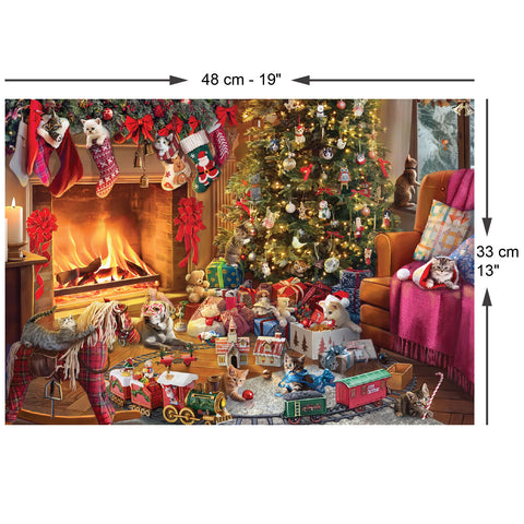 Christmas Morning 500 Piece Jigsaw Puzzle