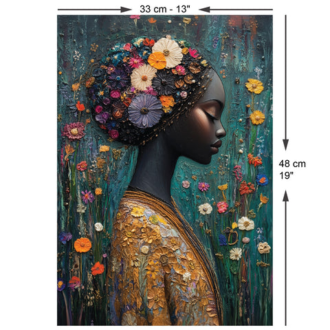 Pretty African Girl 500 Piece Jigsaw Puzzle