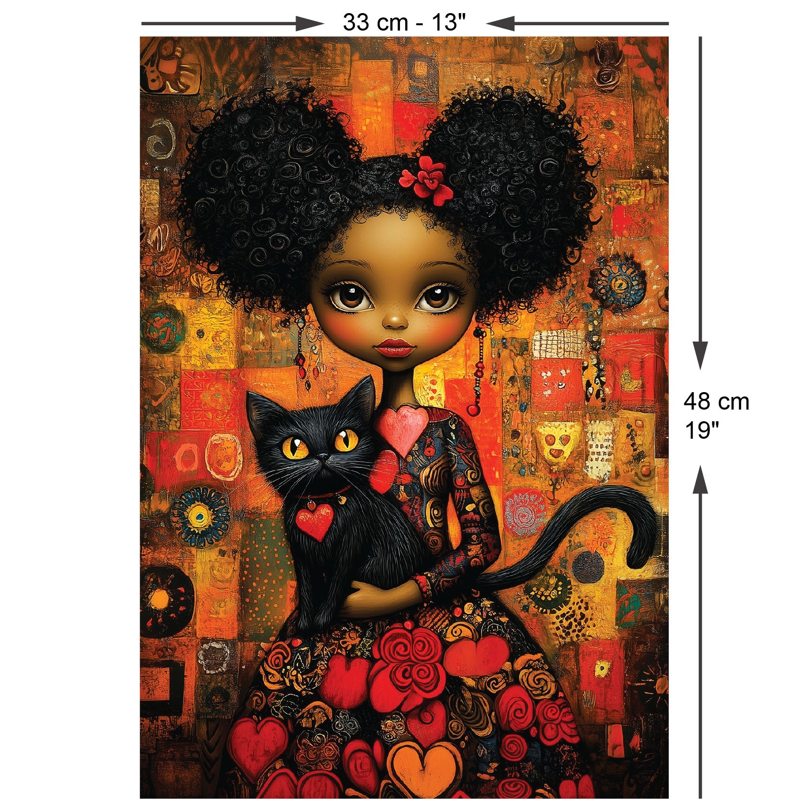 Black Cat 500 Piece Jigsaw Puzzle – Anatolian Puzzle
