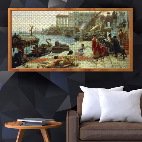 The Embarkment of a Roman Queen 1500 Piece Jigsaw Puzzle