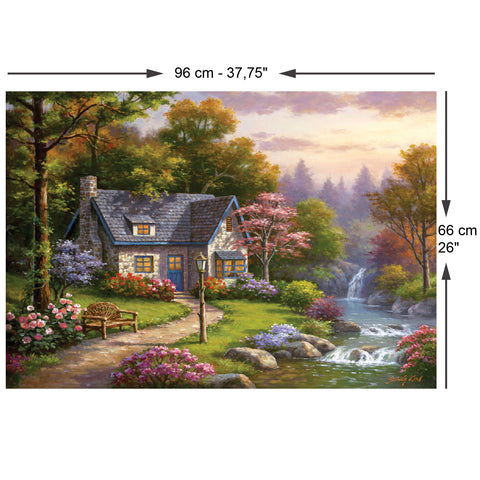 Stonybrook Falls Cottage 2000 Piece Jigsaw Puzzle