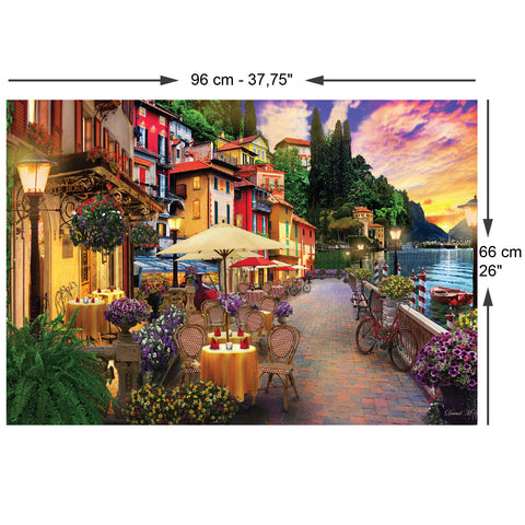 Lake Como 2000 Piece Jigsaw Puzzle