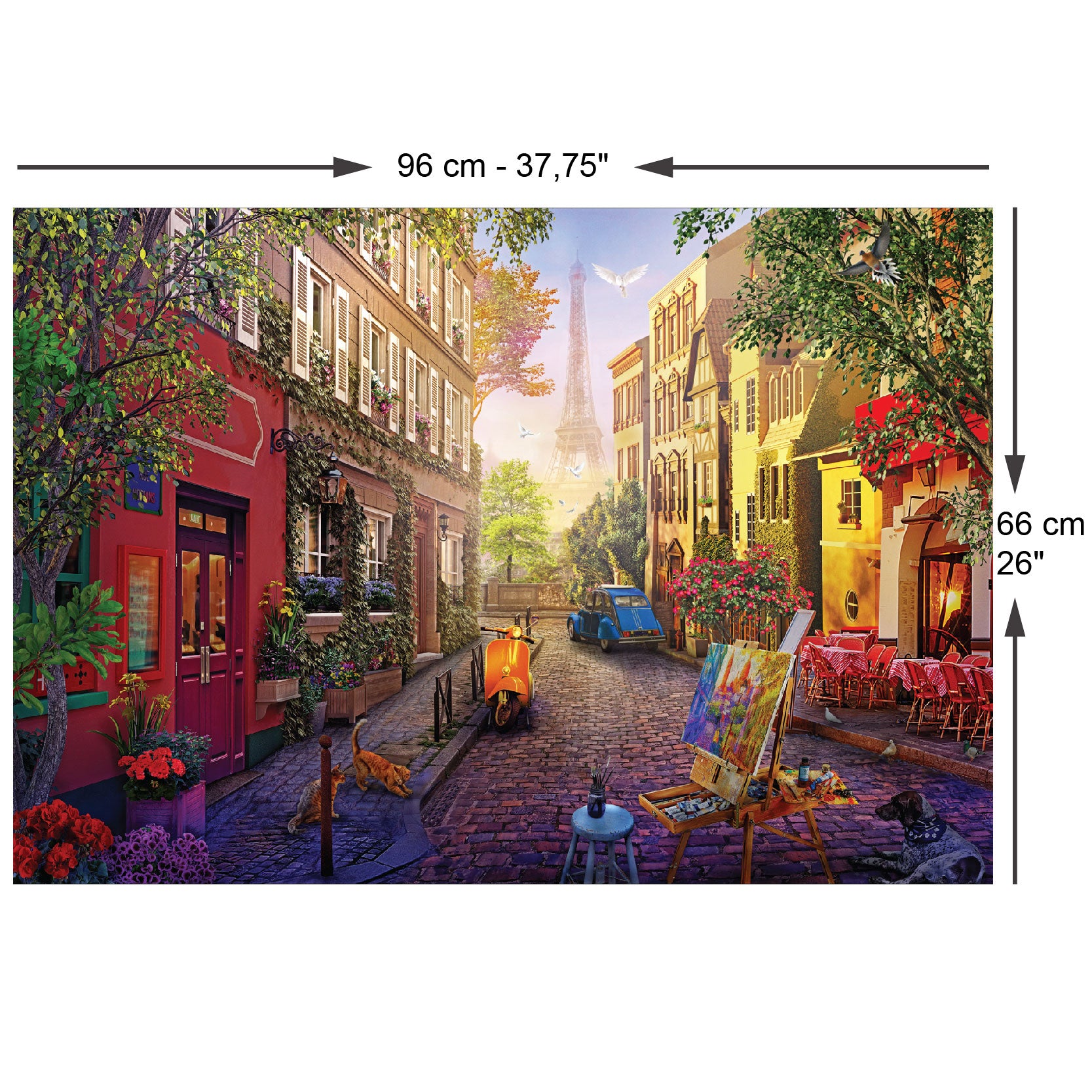 Anatolian Puzzle - Paris Ingles H, 2000 Piece Puzzle, #3961