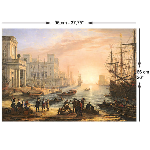 Sea Port At Sunset 2000 Piece Jigsaw Puzzle