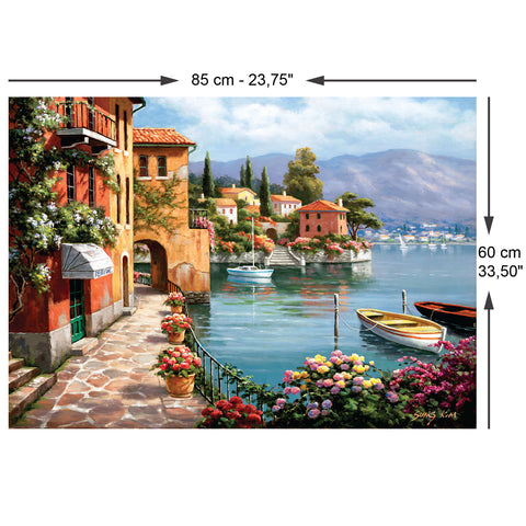 Villa De Lago 1500 Piece Jigsaw Puzzle