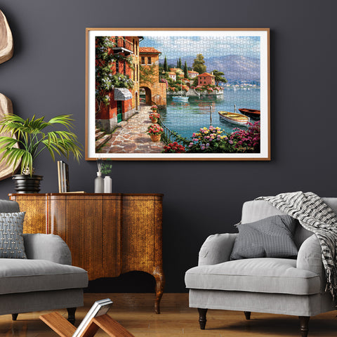 Villa De Lago 1500 Piece Jigsaw Puzzle