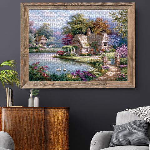 The Swan Cottage 1500 Piece Jigsaw Puzzle