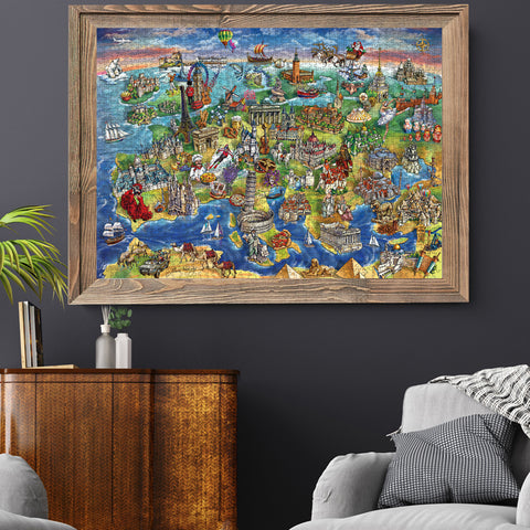 European World 1500 Piece Jigsaw Puzzle