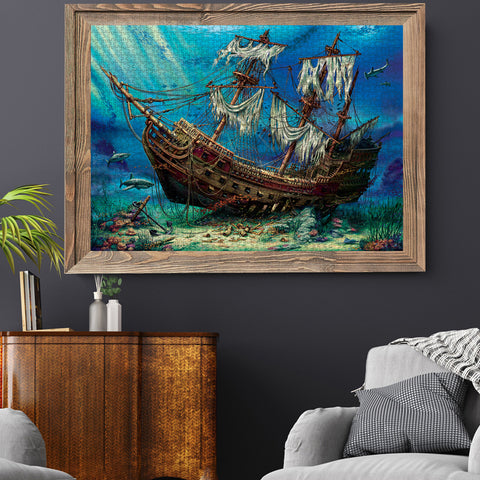 Shipwreck Sea 1500 Piece Jigsaw Puzzle