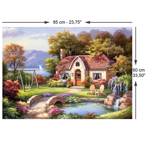 Stone Bridge Cottage 1500 Piece Jigsaw Puzzle