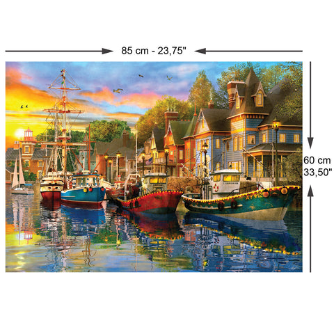 Harbour Lights 1500 Piece Jigsaw Puzzle
