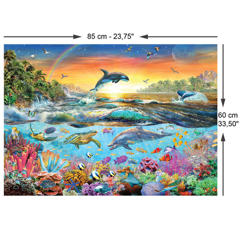 Tropical Paradise 1500 Piece Jigsaw Puzzle