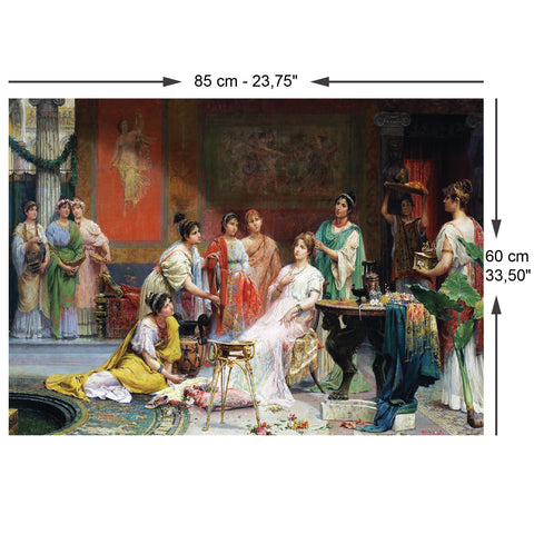 Toilette of a Roman Lady 1500 Piece Jigsaw Puzzle