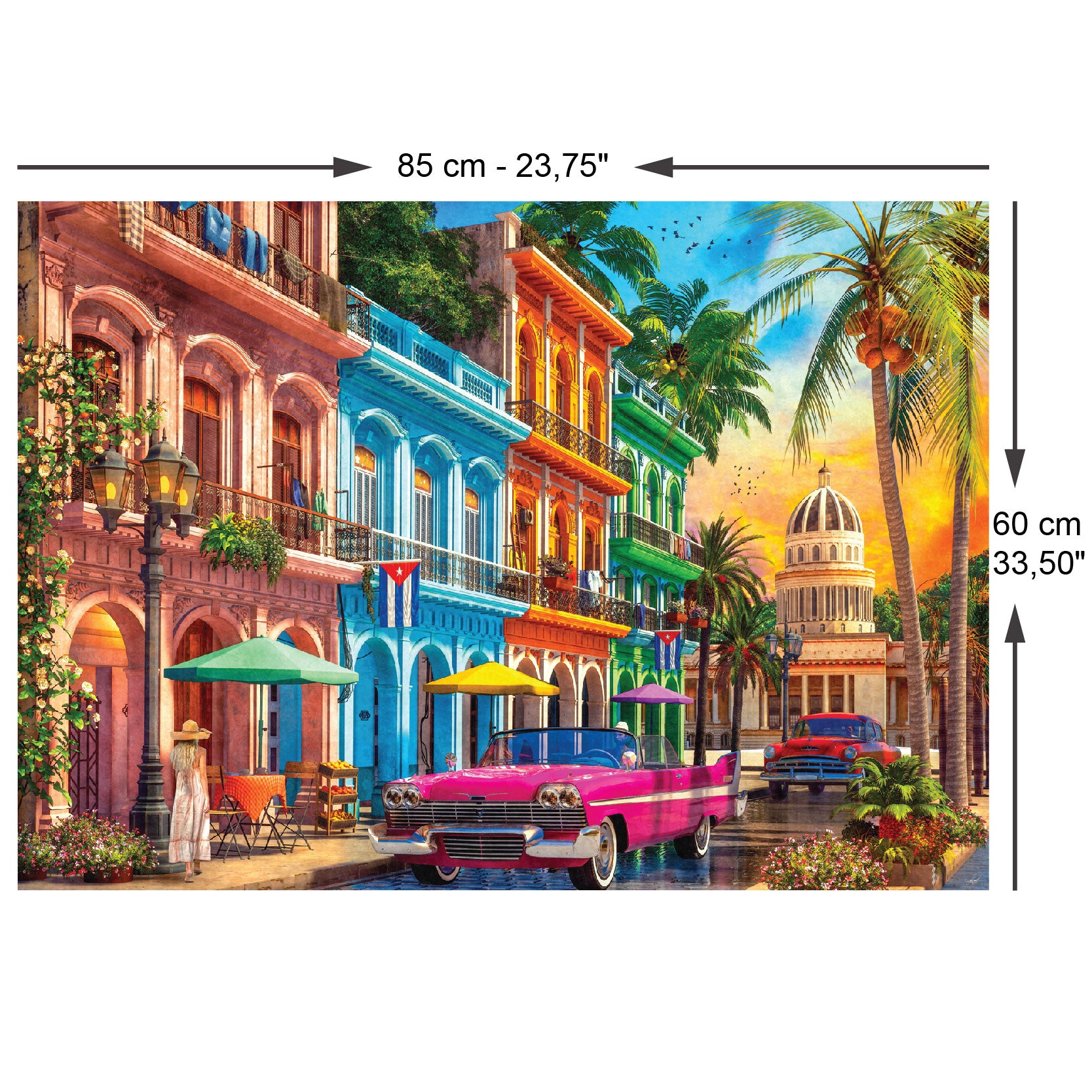 Anatolian Puzzle - Havana Sunset, 1500 Piece Puzzle, #4574