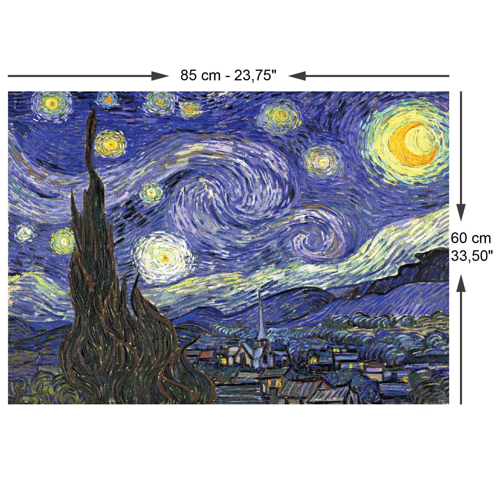 The Starry Night 1500 Piece Jigsaw Puzzle – Anatolian Puzzle